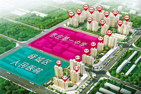 河畔豪庭3室2厅1卫112m2精装修